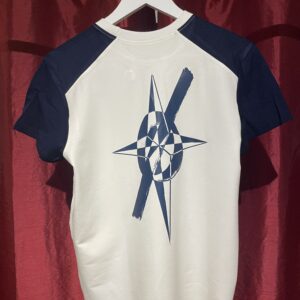 White n Blue Classic Graphic